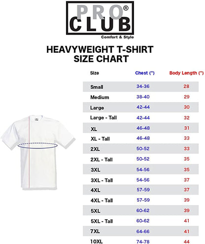 Proclub Heavyweight Short Sleeve Tshirt